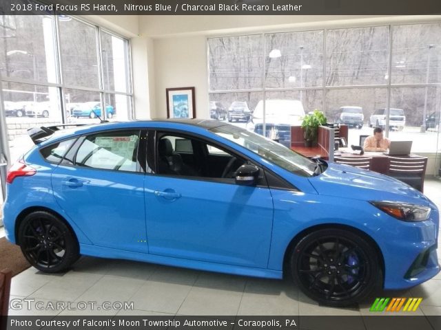 2018 Ford Focus RS Hatch in Nitrous Blue
