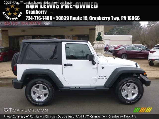 2016 Jeep Wrangler Sport in Bright White