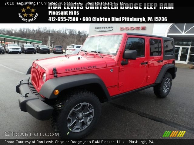 2018 Jeep Wrangler Unlimited Rubicon 4x4 in Firecracker Red