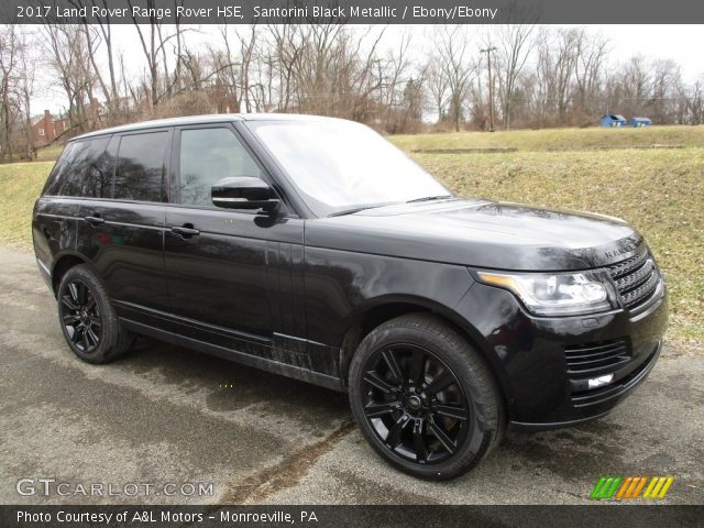 2017 Land Rover Range Rover HSE in Santorini Black Metallic