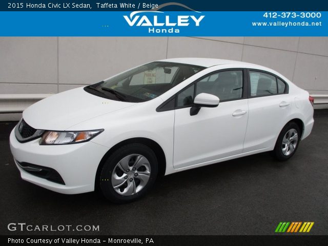2015 Honda Civic LX Sedan in Taffeta White