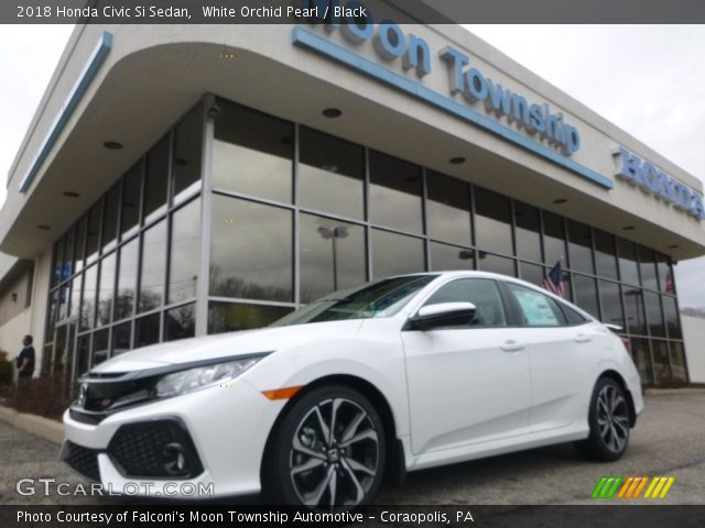 2018 Honda Civic Si Sedan in White Orchid Pearl