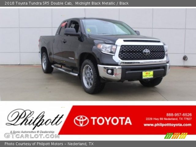 2018 Toyota Tundra SR5 Double Cab in Midnight Black Metallic