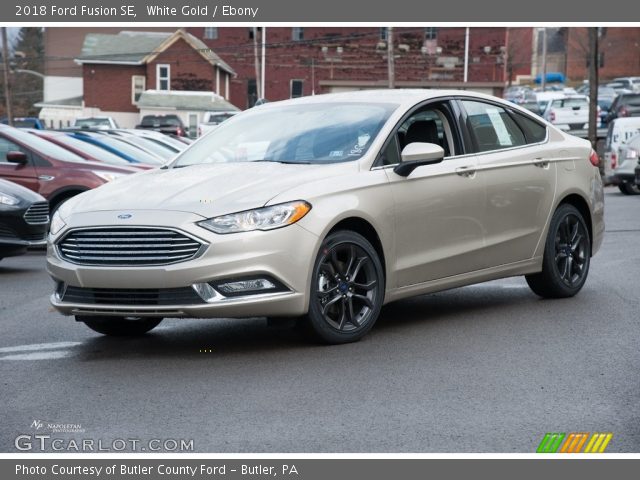 2018 Ford Fusion SE in White Gold