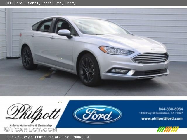 2018 Ford Fusion SE in Ingot Silver