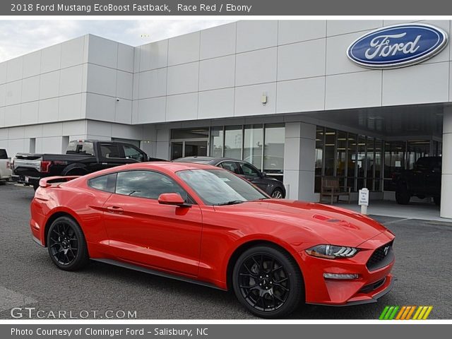 2018 Ford Mustang EcoBoost Fastback in Race Red