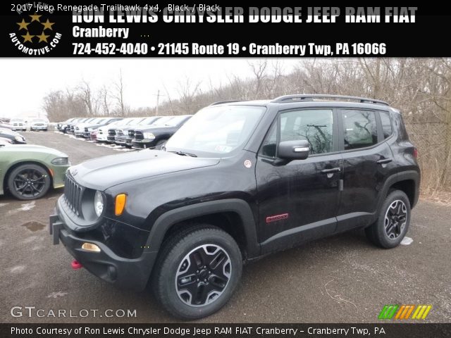 2017 Jeep Renegade Trailhawk 4x4 in Black