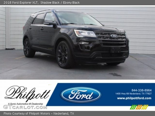 2018 Ford Explorer XLT in Shadow Black