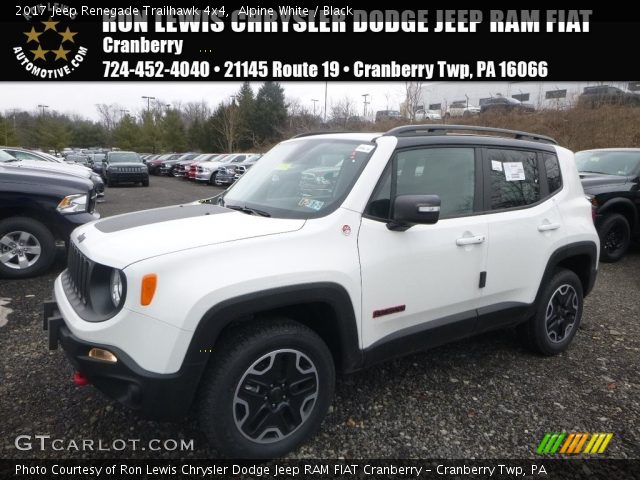 2017 Jeep Renegade Trailhawk 4x4 in Alpine White