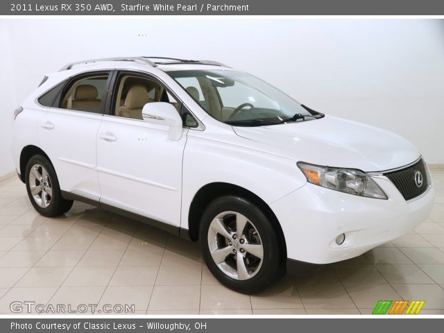 2011 Lexus RX 350 AWD in Starfire White Pearl