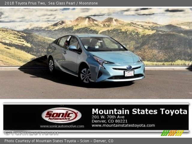 2018 Toyota Prius Two in Sea Glass Pearl