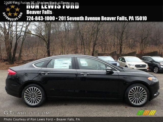 2018 Ford Fusion SE in Shadow Black