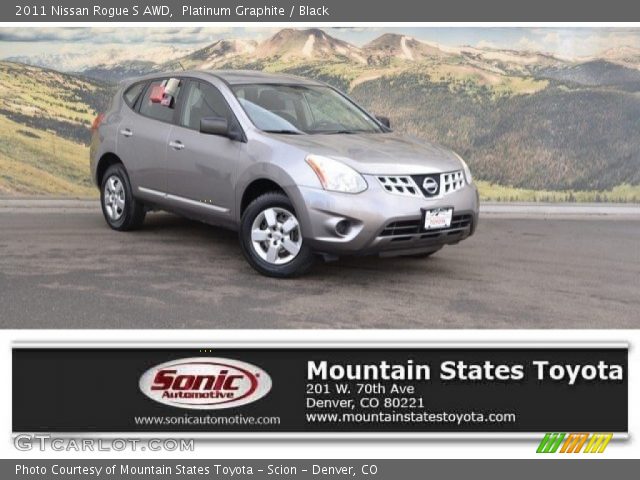 2011 Nissan Rogue S AWD in Platinum Graphite