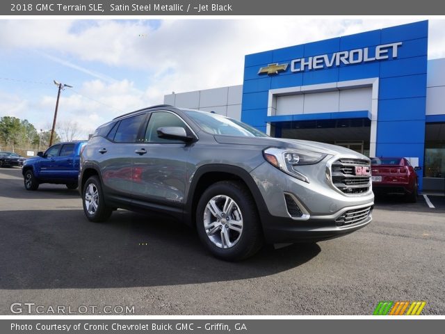 2018 GMC Terrain SLE in Satin Steel Metallic