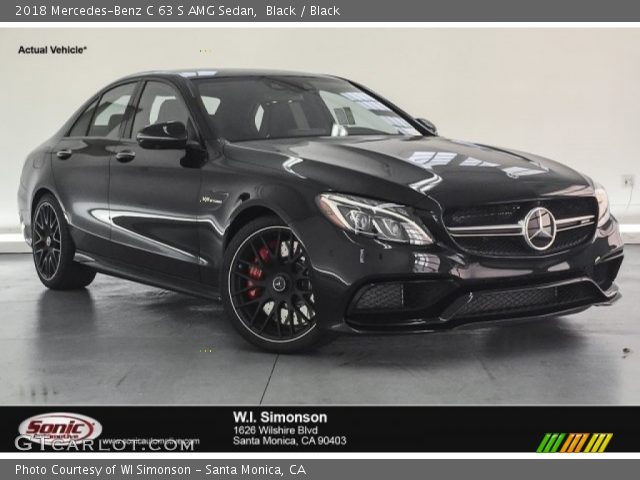 2018 Mercedes-Benz C 63 S AMG Sedan in Black