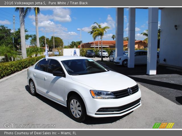 2016 Volkswagen Jetta S in Pure White