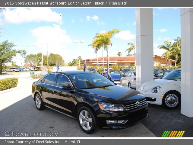 2015 Volkswagen Passat Wolfsburg Edition Sedan in Black