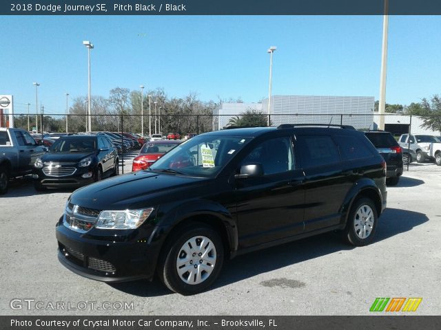2018 Dodge Journey SE in Pitch Black