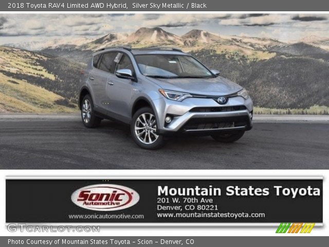 2018 Toyota RAV4 Limited AWD Hybrid in Silver Sky Metallic