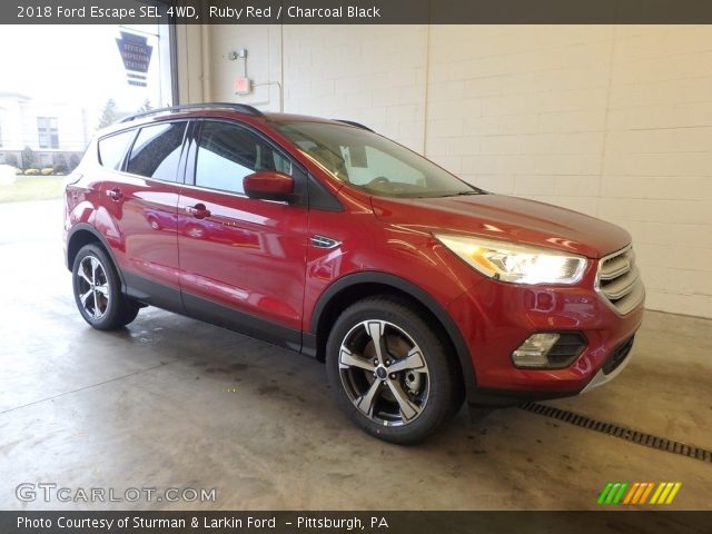 2018 Ford Escape SEL 4WD in Ruby Red