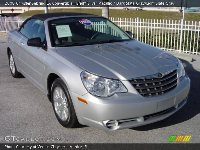 2008 Chrysler Sebring LX Convertible in Bright Silver Metallic