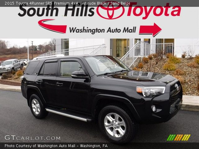 2015 Toyota 4Runner SR5 Premium 4x4 in Attitude Black