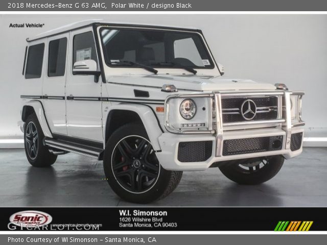2018 Mercedes-Benz G 63 AMG in Polar White