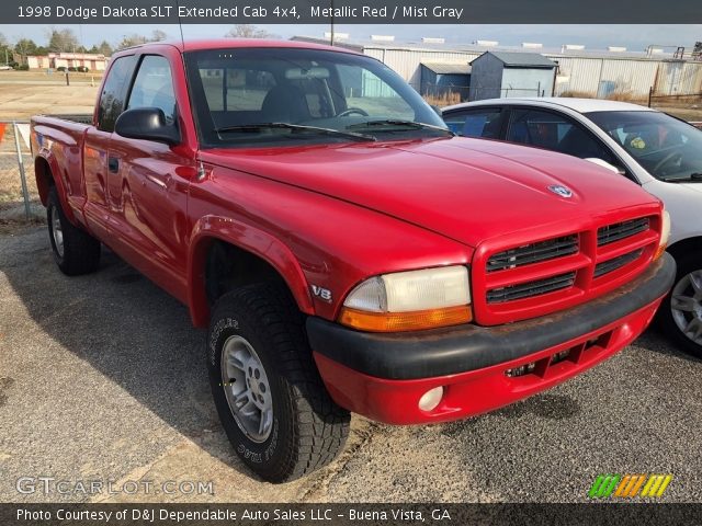 1998 Dodge Dakota SLT Extended Cab 4x4 in Metallic Red
