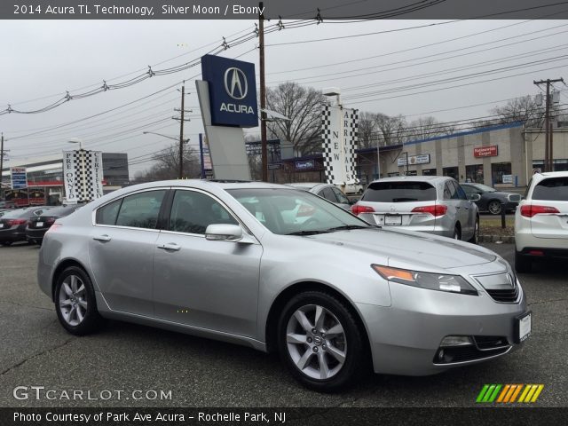 2014 Acura TL Technology in Silver Moon