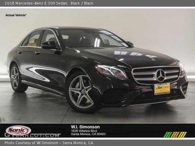 2018 Mercedes-Benz E 300 Sedan in Black