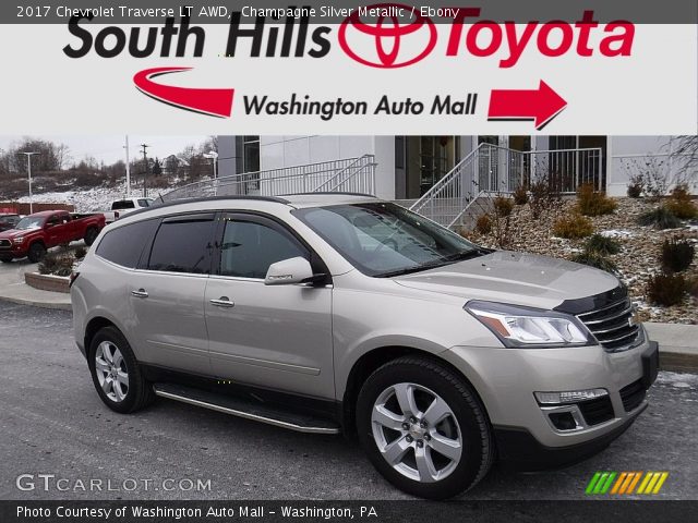 2017 Chevrolet Traverse LT AWD in Champagne Silver Metallic
