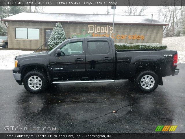 2012 GMC Sierra 2500HD SLE Crew Cab 4x4 in Onyx Black