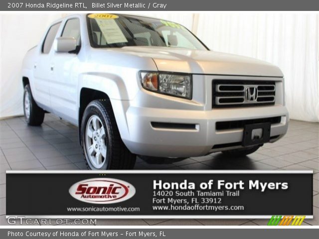2007 Honda Ridgeline RTL in Billet Silver Metallic