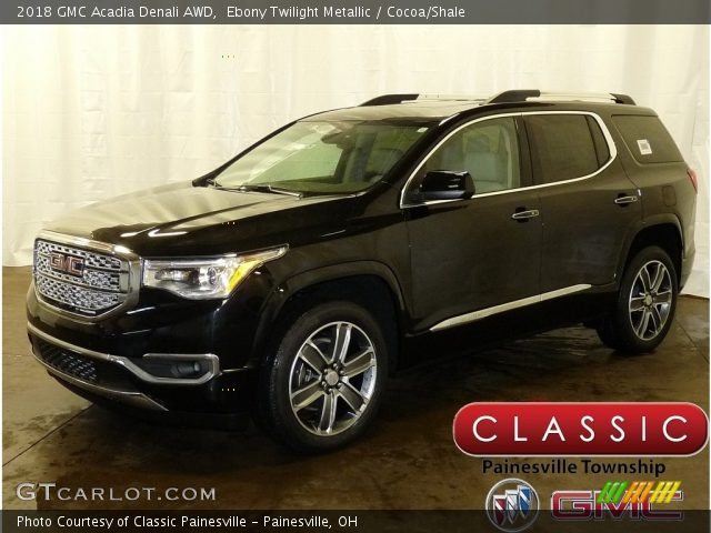 2018 GMC Acadia Denali AWD in Ebony Twilight Metallic