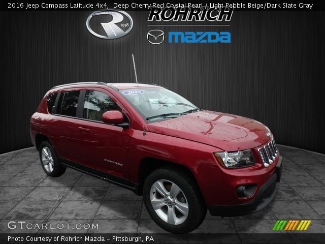 2016 Jeep Compass Latitude 4x4 in Deep Cherry Red Crystal Pearl