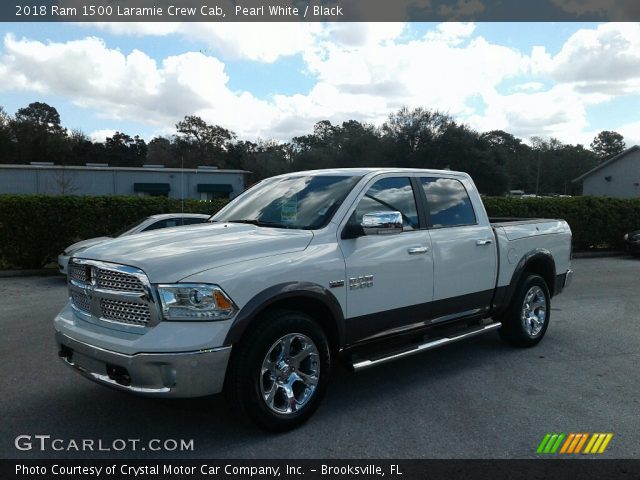 2018 Ram 1500 Laramie Crew Cab in Pearl White