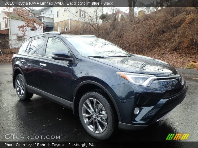 2018 Toyota RAV4 Limited AWD in Electric Storm Blue