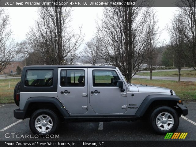 2017 Jeep Wrangler Unlimited Sport 4x4 RHD in Billet Silver Metallic