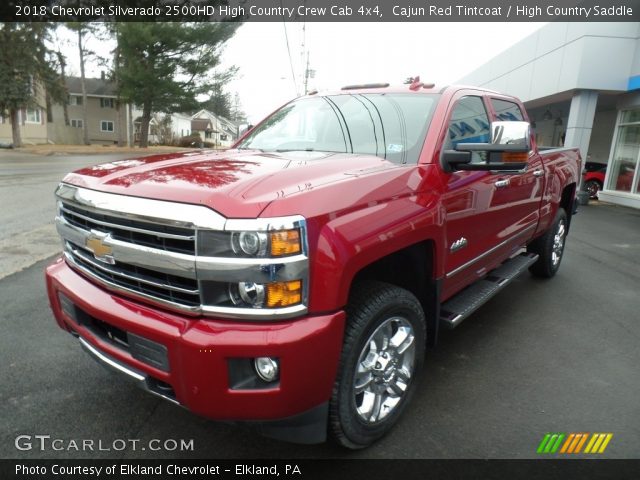 2018 Chevrolet Silverado 2500HD High Country Crew Cab 4x4 in Cajun Red Tintcoat