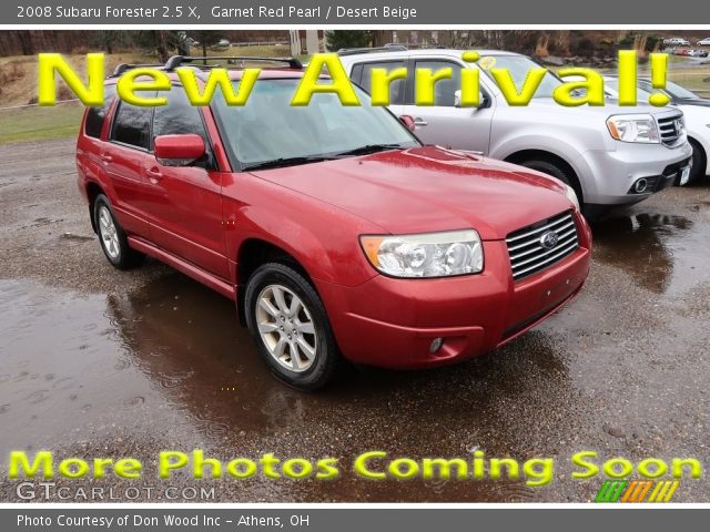 2008 Subaru Forester 2.5 X in Garnet Red Pearl
