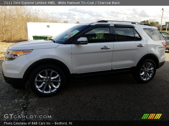 2011 Ford Explorer Limited 4WD in White Platinum Tri-Coat