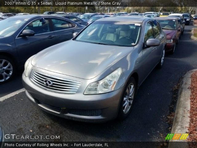 2007 Infiniti G 35 x Sedan in Liquid Platinum Metallic