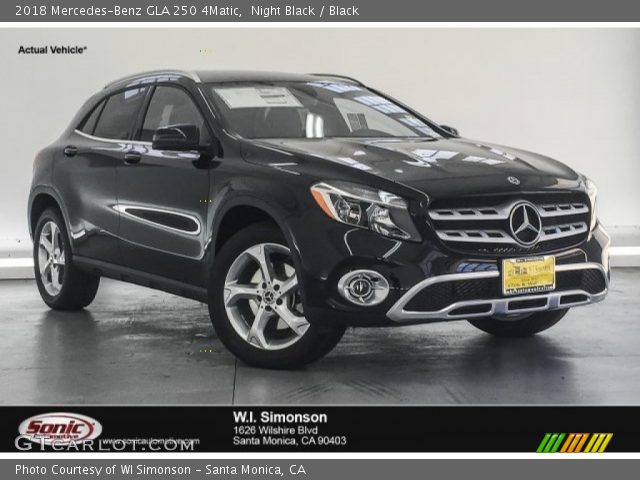 2018 Mercedes-Benz GLA 250 4Matic in Night Black