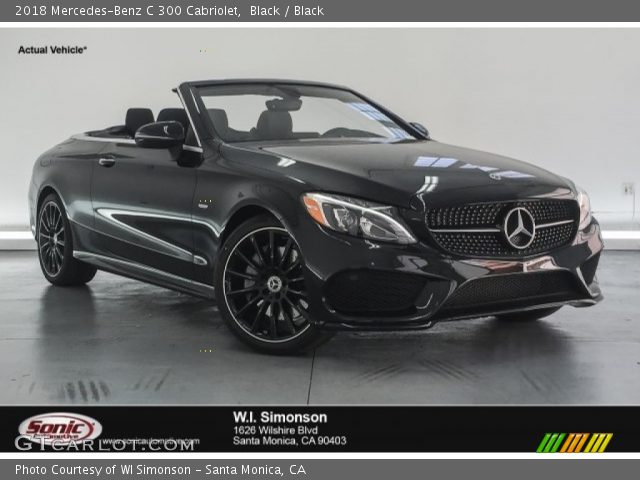 2018 Mercedes-Benz C 300 Cabriolet in Black