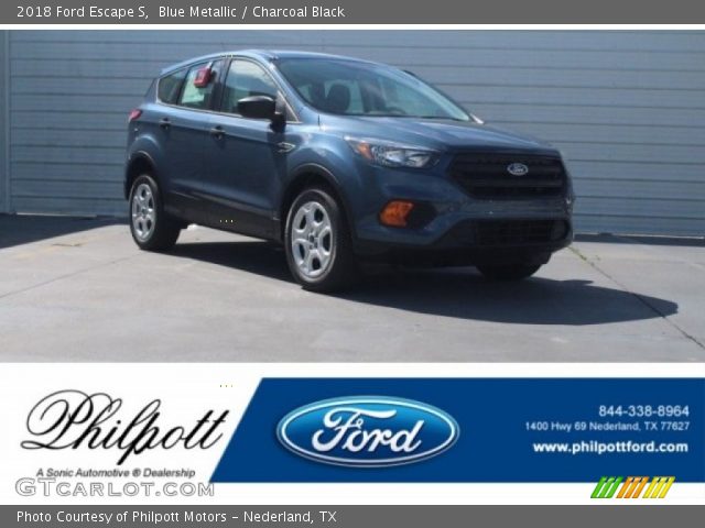 2018 Ford Escape S in Blue Metallic