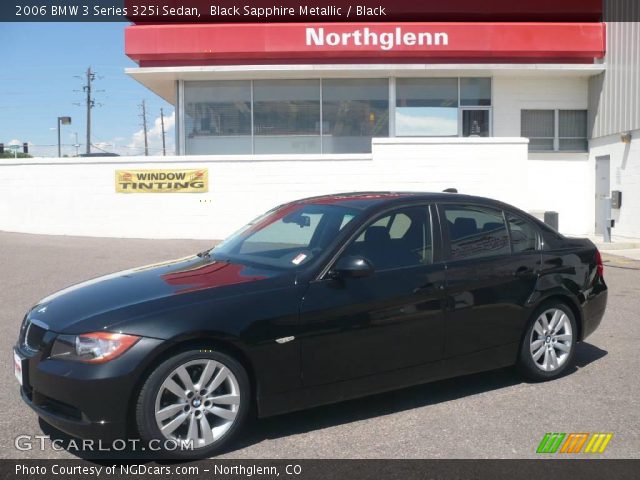 2006 BMW 3 Series 325i Sedan in Black Sapphire Metallic