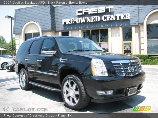 2007 Cadillac Escalade AWD in Black Raven