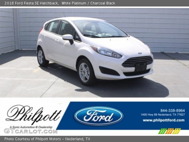 2018 Ford Fiesta SE Hatchback in White Platinum