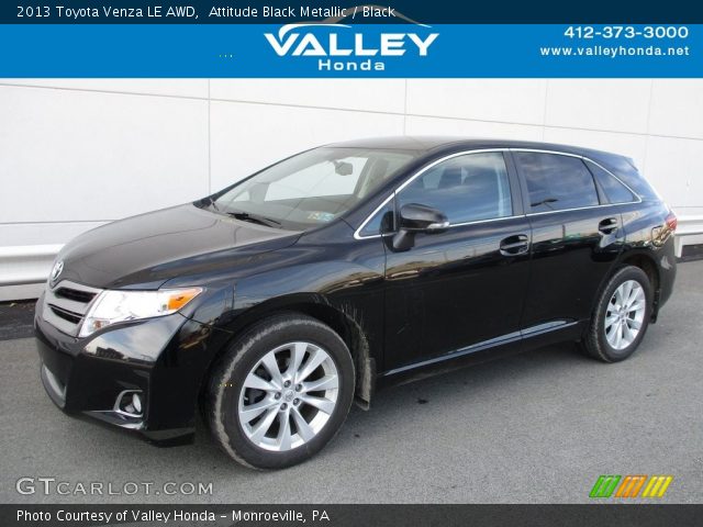 2013 Toyota Venza LE AWD in Attitude Black Metallic