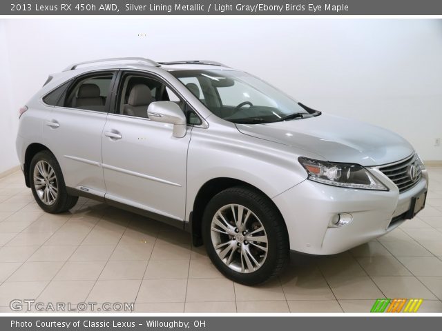 2013 Lexus RX 450h AWD in Silver Lining Metallic